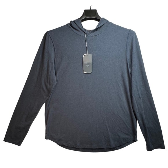 VRST Other - VRST Mens Essential Hoodie Darker Ardosia Slate Blue M MAX241121GW